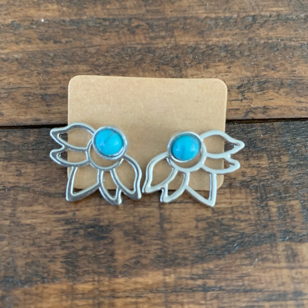 Silver/Turquoise Earrings ❤️